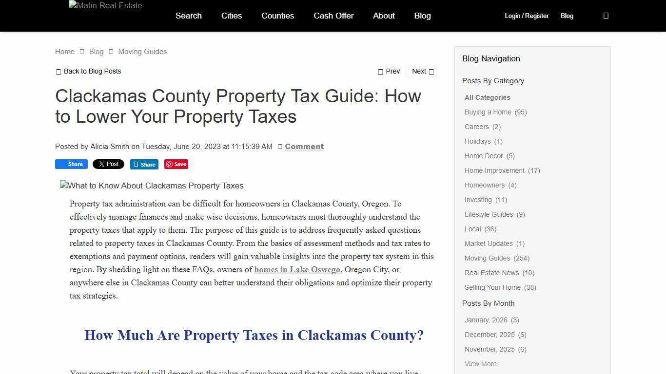 How to Lower Your Property Taxes in Clackamas County, WA